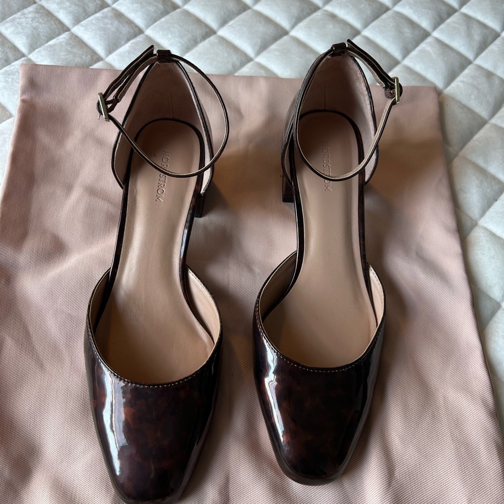 Women's Brown Ankle Strap Shoes